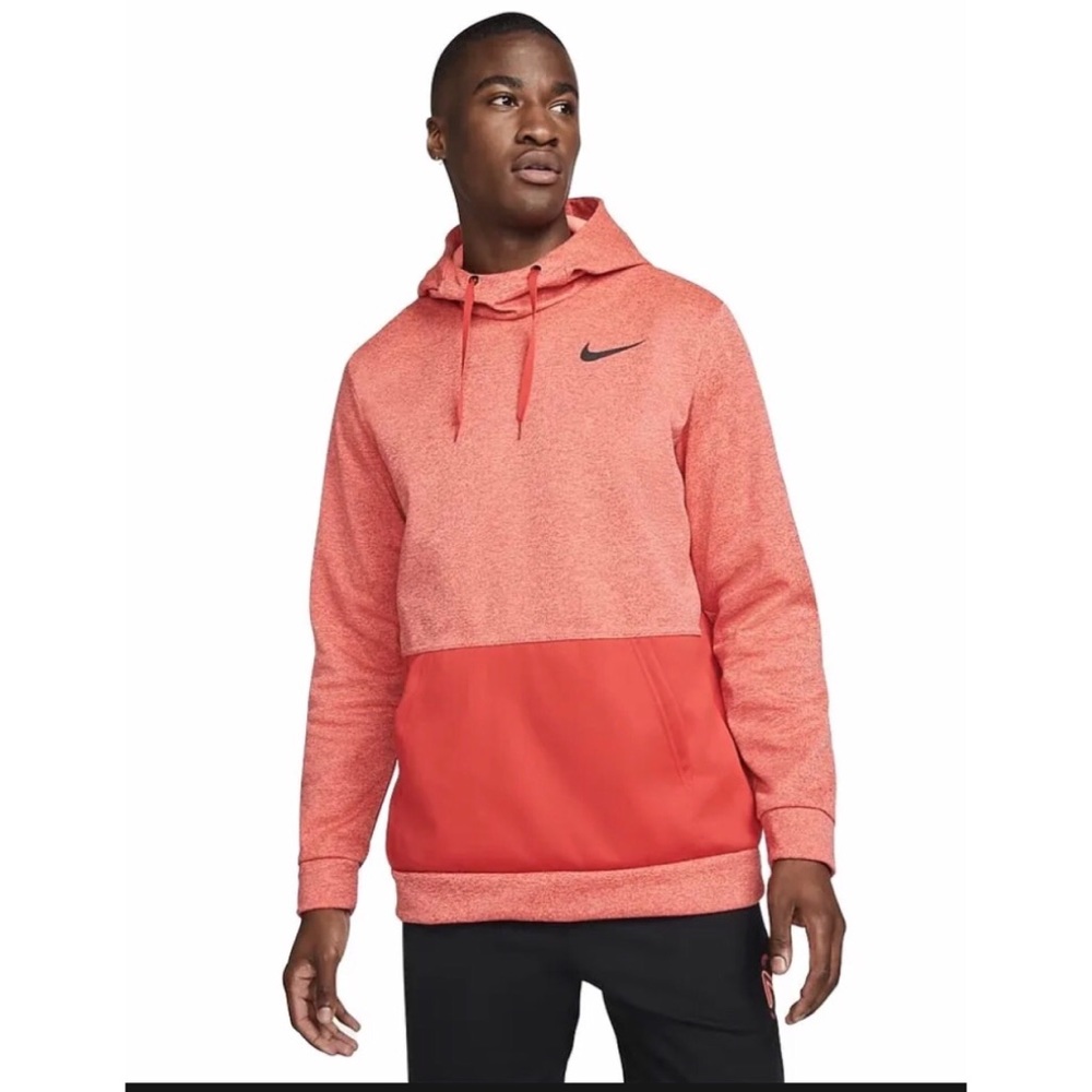 Nike Pullover Training Hoodie Therma-FIT  University Red Two Tone Mens 2XL NEW